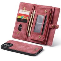 CaseMe Etui de téléphone de luxe en cuir deux iPhone 13 Pro