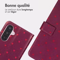 imoshion Étui de télephone portefeuille Design Samsung Galaxy A17 (5G) / (4G) - Crush Check Coral Dust