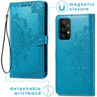 imoshion Etui de télephone Mandala Samsung Galaxy A52(s) (5G/4G) - Turquoise