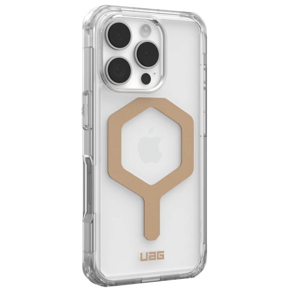 UAG Coque Plyo MagSafe iPhone 16 Pro - Ice / Gold