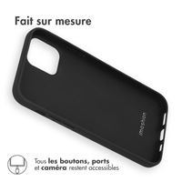 imoshion Coque Couleur Apple iPhone 13 - Noir