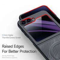 Dux Ducis Coque arrière Aimo avec MagSafe Samsung Galaxy Z Flip 7 FE - Transparent