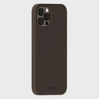 Holdit Coque Silicone Apple iPhone 12 (Pro) - Chocolate