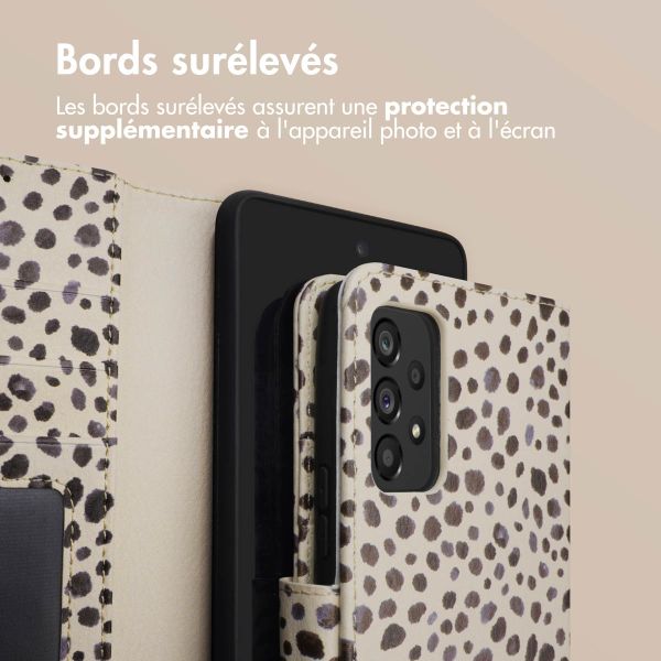 imoshion ﻿Étui de téléphone portefeuille Design Samsung Galaxy A53 - Black And White Dots