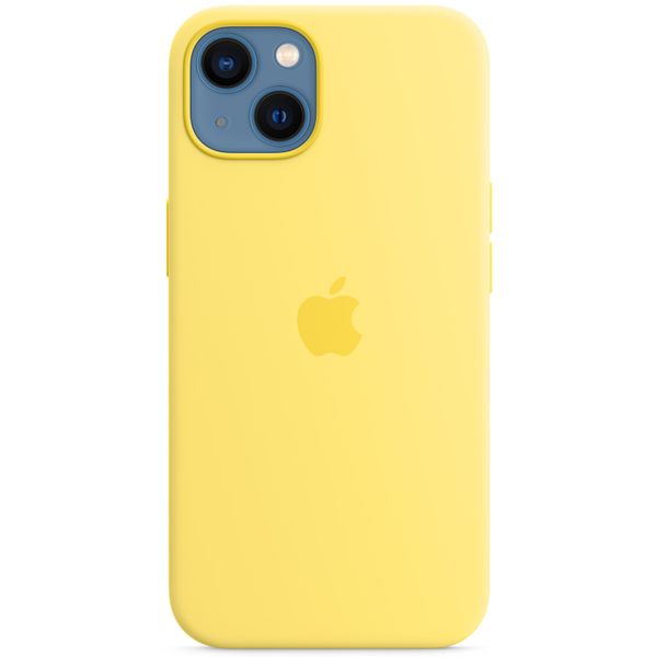 Apple Coque en silicone MagSafe Apple iPhone 13 - Lemon Zest