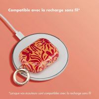Selencia Coque Vivid  Apple AirPods Pro 2 - Tropical Vibes Apricot