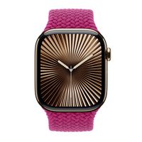Apple Bracelet Solo tressé Apple Watch Series 1 - 11 / SE / Ultra (44/45/46/49 mm) - Taille 9 - Magenta
