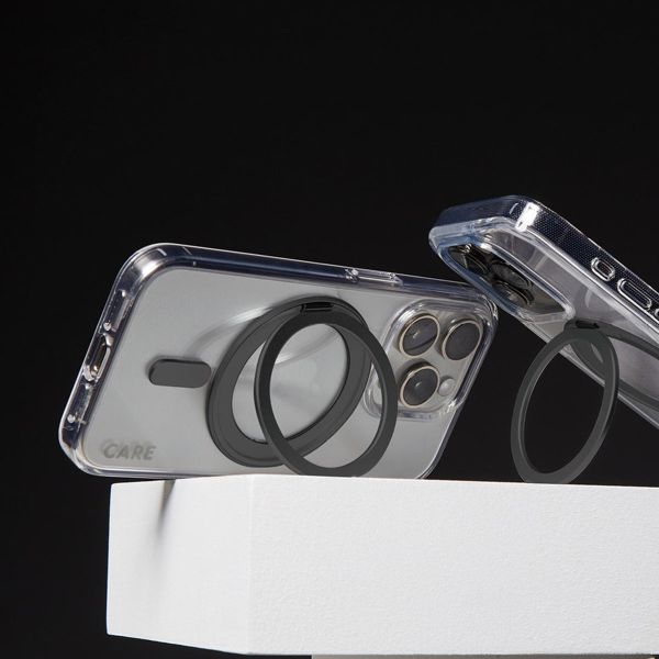 CARE by PanzerGlass Coque Kickstand MagSafe Apple iPhone 16 Plus - Noir