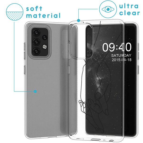 imoshion Coque Design Samsung Galaxy A52(s) (5G/4G) - Holding Hands