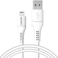 Accezz Chargeur Mural avec câble USB-C vers USB-A - Chargeur - certifié MFi - 20 Watt - 1 mètre - Blanc