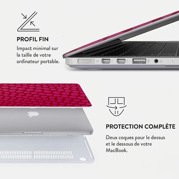 Burga Coque Rigide Apple MacBook Pro 16 pouces (2021 / 2023 M3 / 2024 M4 / 2026 M5) - Reset Button