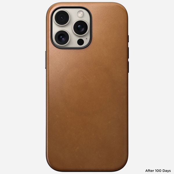 Nomad Coque Modern Leather avec MagSafe Apple iPhone 16 Pro Max - English Tan