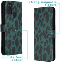 imoshion Coque silicone design Samsung Galaxy A21s - Green Leopard