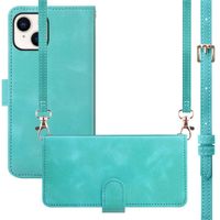imoshion Etui de télephone portefeuille avec cordon Apple iPhone 13 - Turquoise