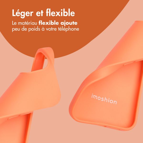 imoshion Coque Couleur Apple iPhone 13 - Apricot Crush Orange