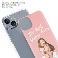 Concevez votre propre coque transparente Apple iPhone 15 Plus - Transparent