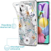 imoshion Coque Design Samsung Galaxy A51 - Fleur - Blanc