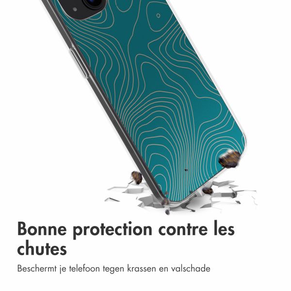 imoshion Coque Design iPhone 13 - Topo Turquoise