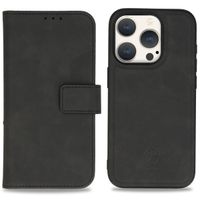 imoshion Etui de télephone luxe 2-en-1 amovible Apple iPhone 15 Pro - Noir