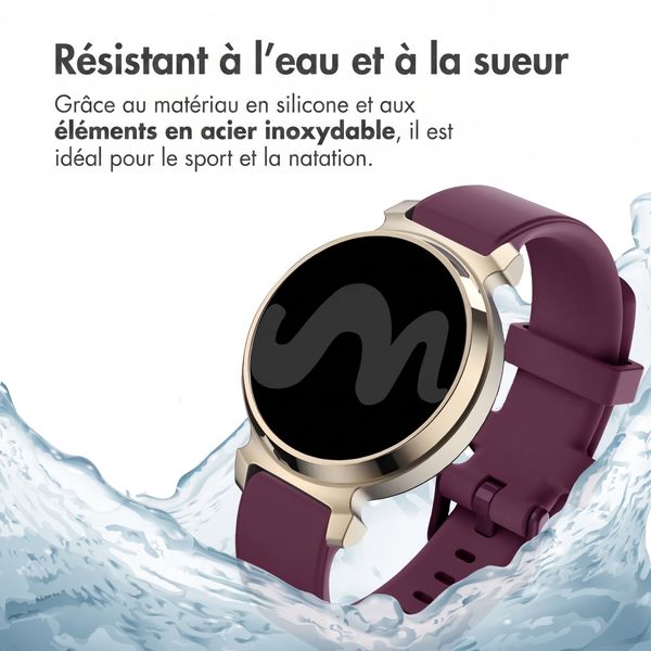 imoshion Bracelet silicone Garmin Lily 2 - Rouge foncé
