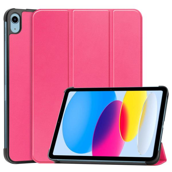 imoshion Coque tablette Design Trifold iPad 11 (2025) 11 pouces / iPad 10 (2022) 10.9 pouces - Dusty Rose