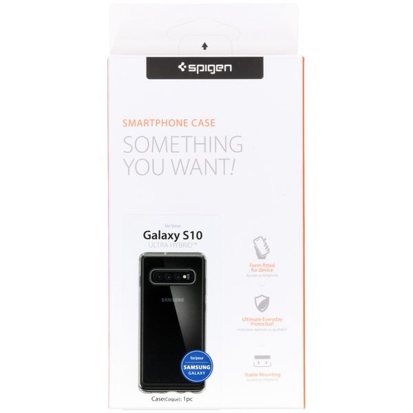 Spigen Coque Ultra Hybrid Samsung Galaxy S10 - Transparent