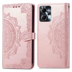 imoshion Etui de téléphone portefeuille Mandala Motorola Moto G13 / G23 - Rose Dorée