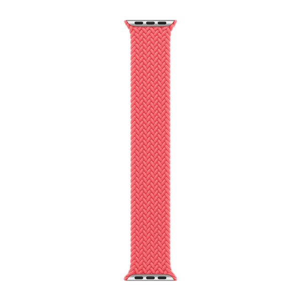Apple Bracelet Solo tressé Apple Watch Series 1 - 9 / SE (38/40/41 mm) | Series 10 / 11 (42 mm) - Taille 1 - Guava