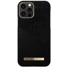 iDeal of Sweden Coque Atelier Apple iPhone 12 (Pro) - Nightfall Croco
