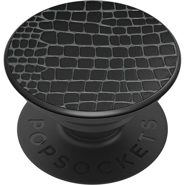 PopSockets Luxe PopGrip - Embossed Metal Croc