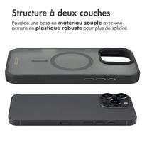 Accezz Coque Givrée Robuste avec MagSafe Apple iPhone 16 Pro Max - Noir