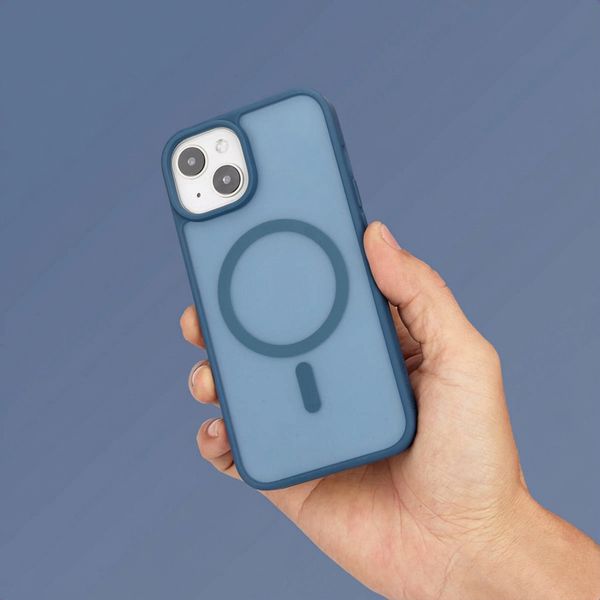 imoshion Coque Color Guard avec MagSafe Apple iPhone 14 / 13 - Bleu foncé