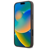 Guess Coque 4G Metal Logo MagSafe Apple iPhone 16 Pro Max - Marron