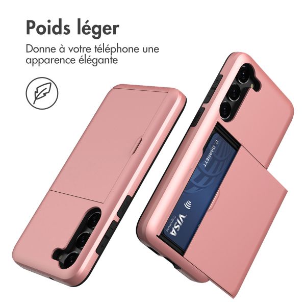 imoshion Coque arrière avec porte-cartes Samsung Galaxy S23 - Rose Doré