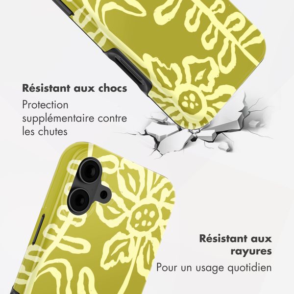 Selencia Coque arrière Vivid Apple iPhone 16 - Chalky Bloom