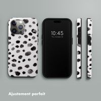 Selencia Coque arrière Vivid Apple iPhone 15 Pro Max - Trendy Leopard