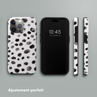 Selencia Coque arrière Vivid Tough iPhone 15 Pro Max  - Trendy Leopard