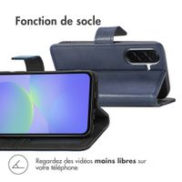 imoshion Étui de télephone portefeuille Samsung Galaxy A37 (5G) - Bleu foncé