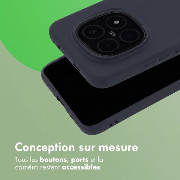 imoshion Coque Couleur Xiaomi Redmi Note 15 Pro Plus (5G) - Noir