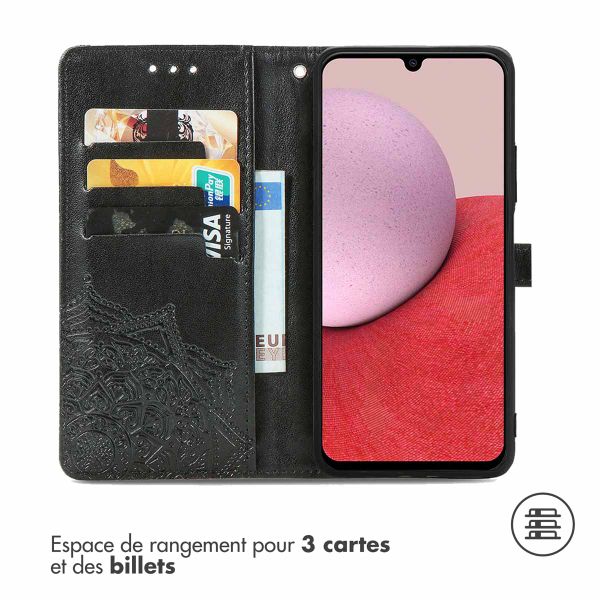 imoshion Etui de télephone Mandala Samsung Galaxy A14 (5G/4G) - Noir