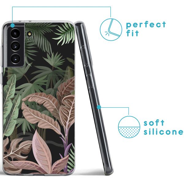 imoshion Coque Design Samsung Galaxy S21 - Dark Jungle