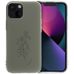 imoshion Coque Design Apple iPhone 13 Mini - Floral Green