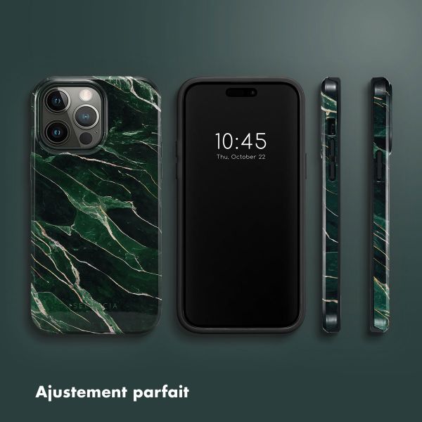 Selencia Coque arrière Vivid Tough iPhone 14 Pro Max - Chic Marble Quartz