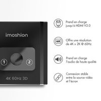 imoshion HDMI switch - 2-en-1 sortie / 1-en-2 sortie - 4K 60Hz 3D