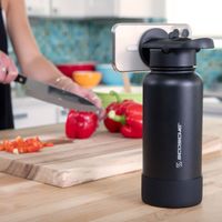 Scosche MagicMount Flask - Support téléphone - Gourde isotherme 946ML - MagSafe - Noir