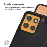 imoshion Coque Brushed Motorola Moto G15 / G15 Power - Noir