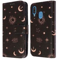 imoshion Étui de téléphone portefeuille Design Samsung Galaxy A40 - Sky Black