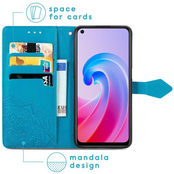 imoshion Etui de télephone Mandala Oppo A96 5G - Turquoise