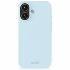 Holdit Coque Silicone iPhone 16 - Mineral Blue