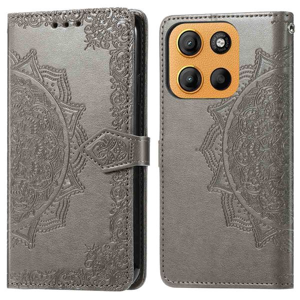 imoshion Etui de télephone Mandala Motorola Moto G15 / G15 Power - Gris